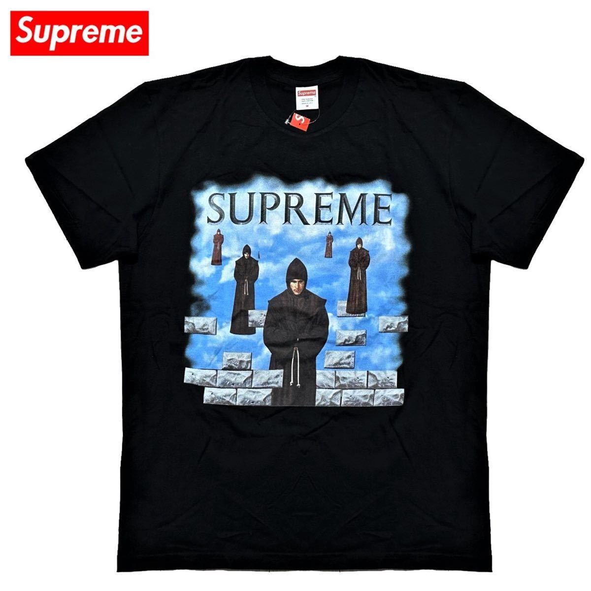 希少 19AW 新品 半タグ USA製 Supreme シュプリーム Levitation Tee レビテーション グラフィック プリント 半袖 Tシャツ M 黒 国内正規品