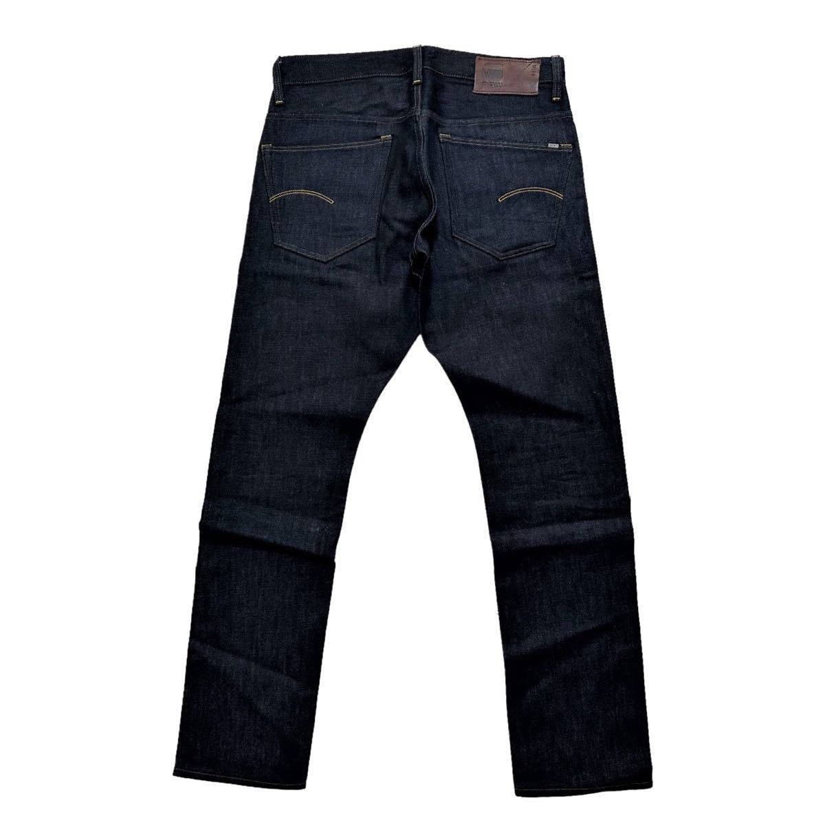 新品 定価13,200円 G-STAR RAW 3301 TAPERED JEANS 13.5oz オックスフォード ロゥデニム デニムパンツ 33×32 インディゴ ジースターロウ_画像3