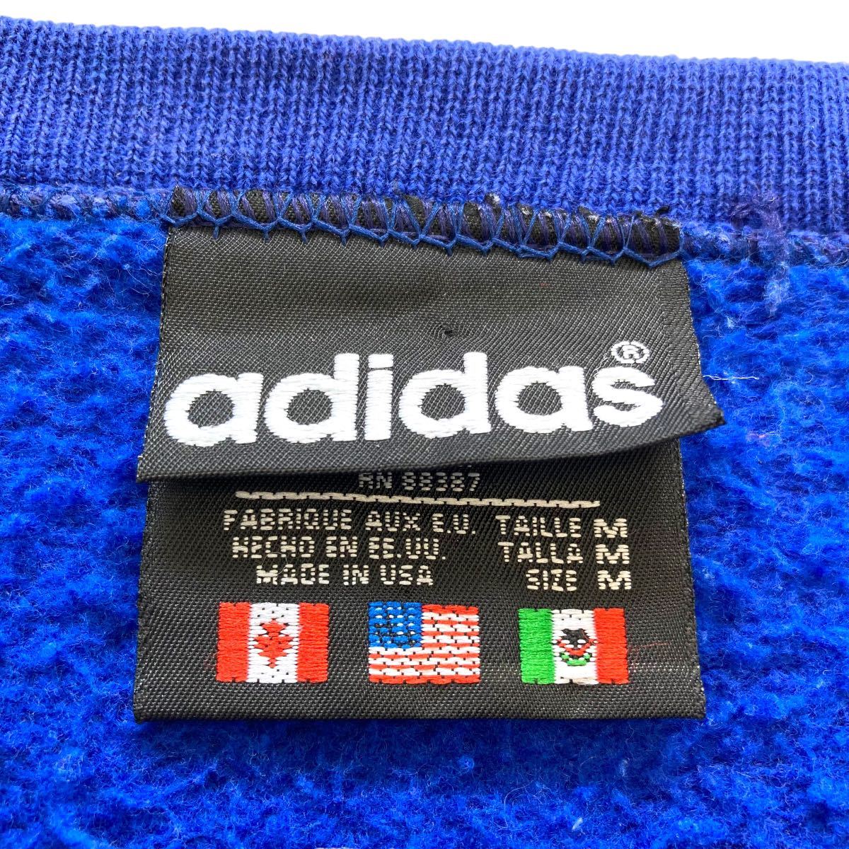 adidas】90s アディダス USA製 スウェット トレーナー adidas】90s アディダス USA製 スウェット トレーナー