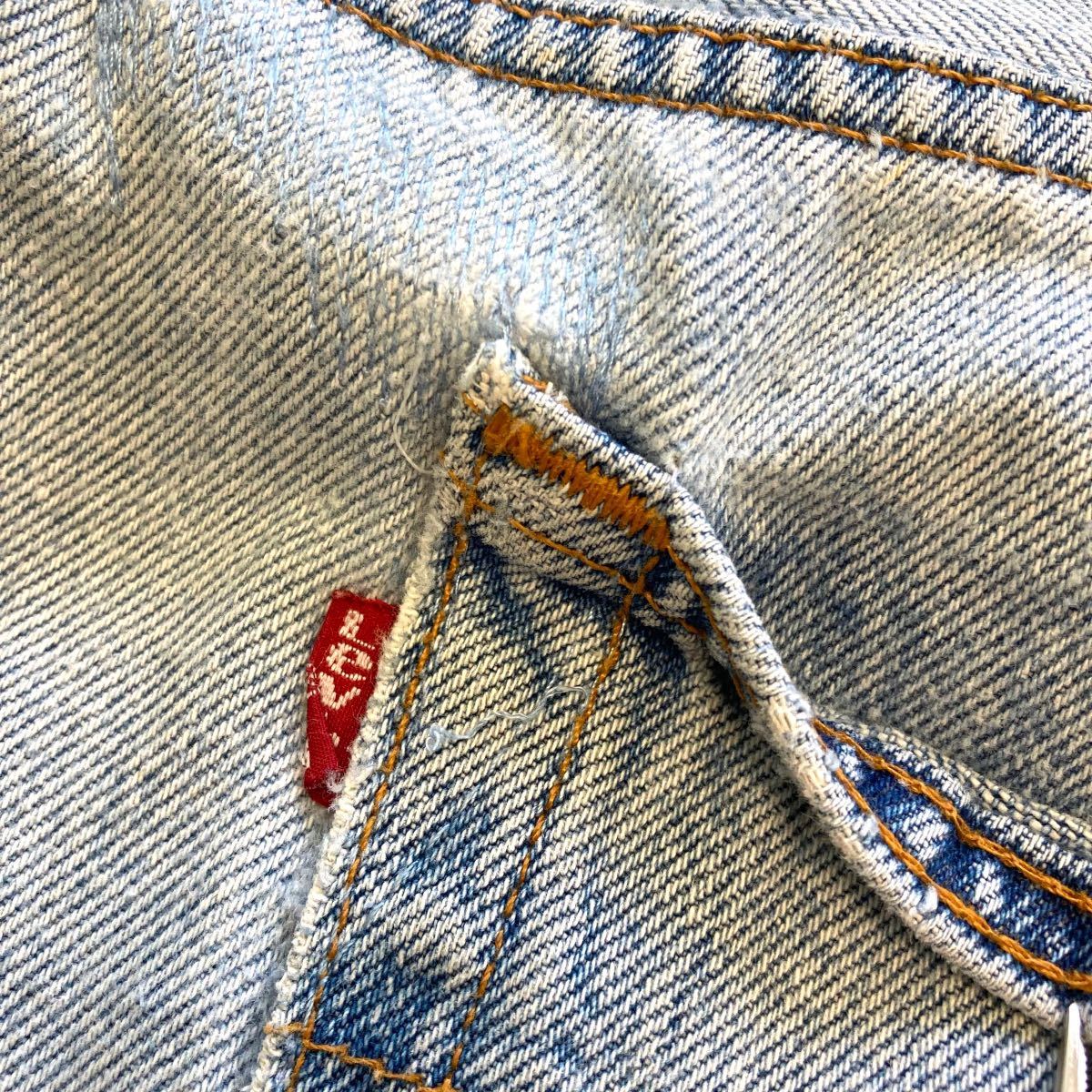 Levi's】90s リーバイス501 USA製 デニムパンツ アイスブルー Levi's】90s リーバイス501 USA製 デニムパンツ アイスブルー