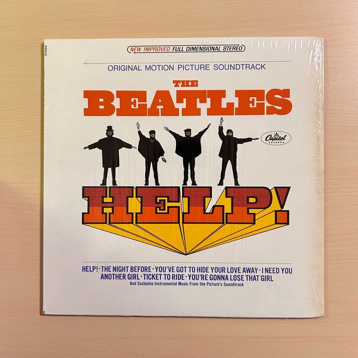 The Beatles / Help! Captiol コレクター垂涎！ 極美白ジャケ シュリンク付 ビートルズ レコード