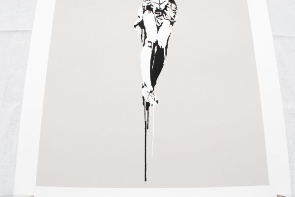 希少 WCP Banksy バンクシー CHRIST WITH BAGS リプロダクション シルクスクリーン プリント 現代アート 限定品_画像3