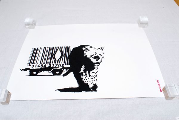 希少 WCP Banksy バンクシー BARCODE バーコード リプロダクション シルクスクリーン プリント 現代アート 限定品