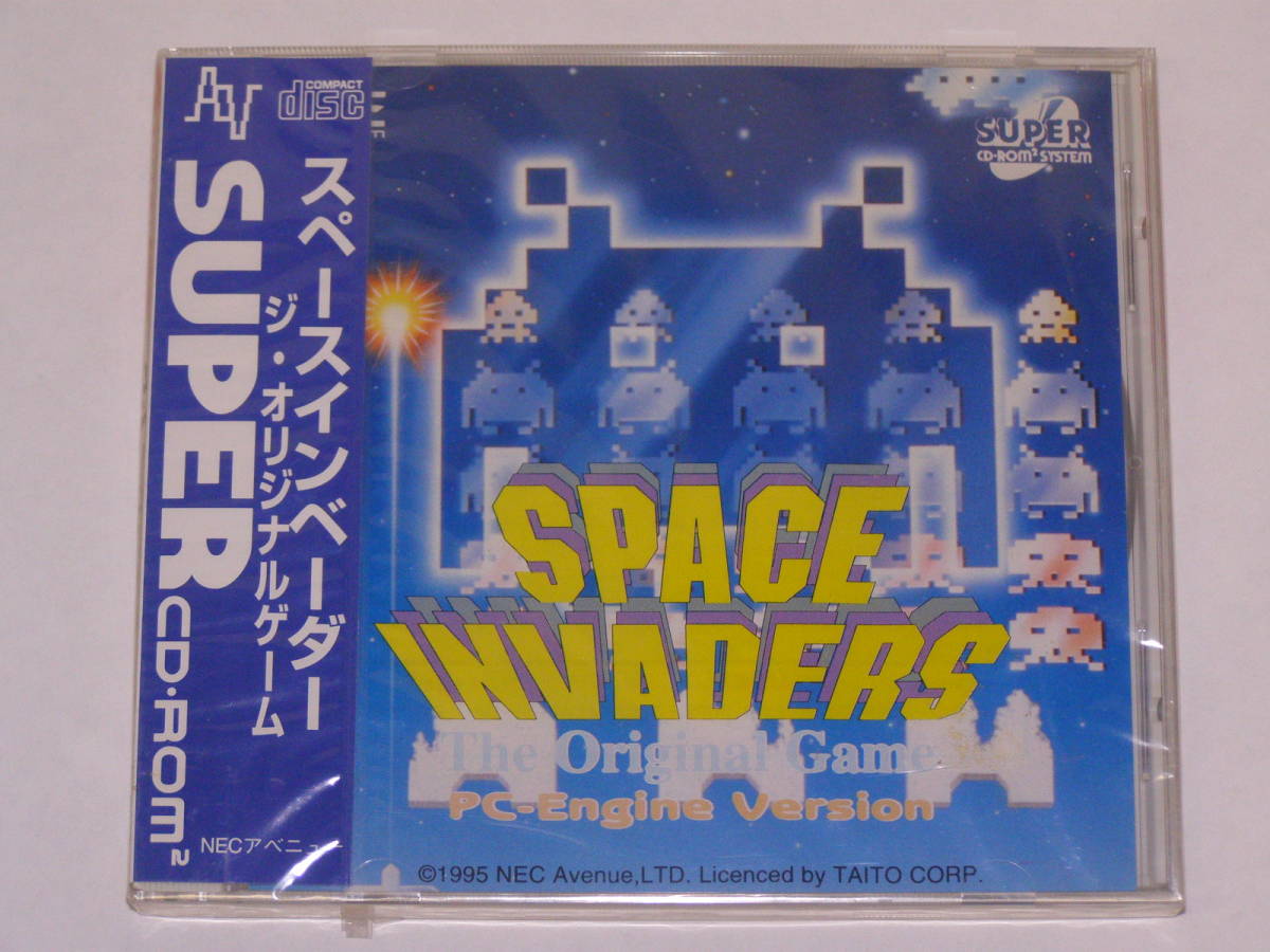 【新品未開封】PCエンジン SUPER CD-ROM2用 スペースインベーダー SPACE INVADERS The Original Game PC-Engine Version