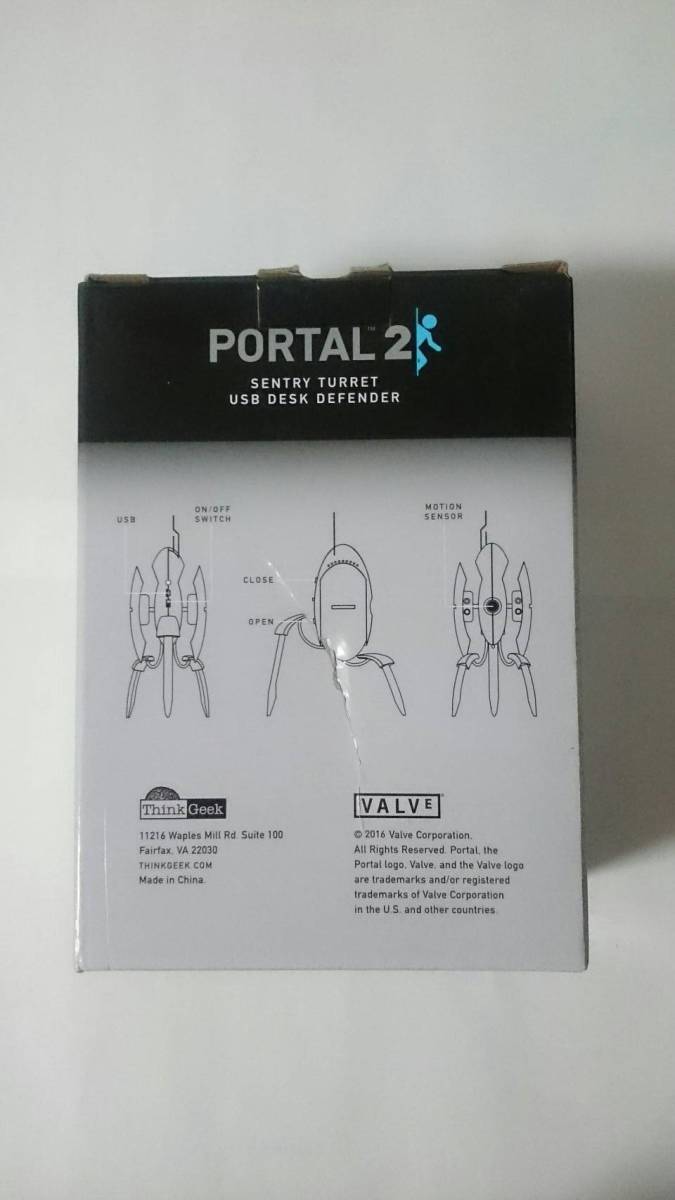  Portal 2ta let USB desk * Defender Portal 2: Sentry Turret USB Desk Defender