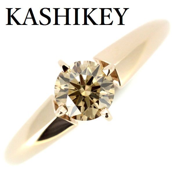 kasi Kei санки tia Brown бриллиант 0.55ct кольцо K18