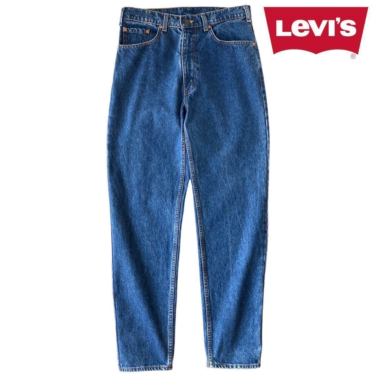 美しい 89年製□Levi's 626-0217/ワイドテーパードデニムパンツ/W33L32