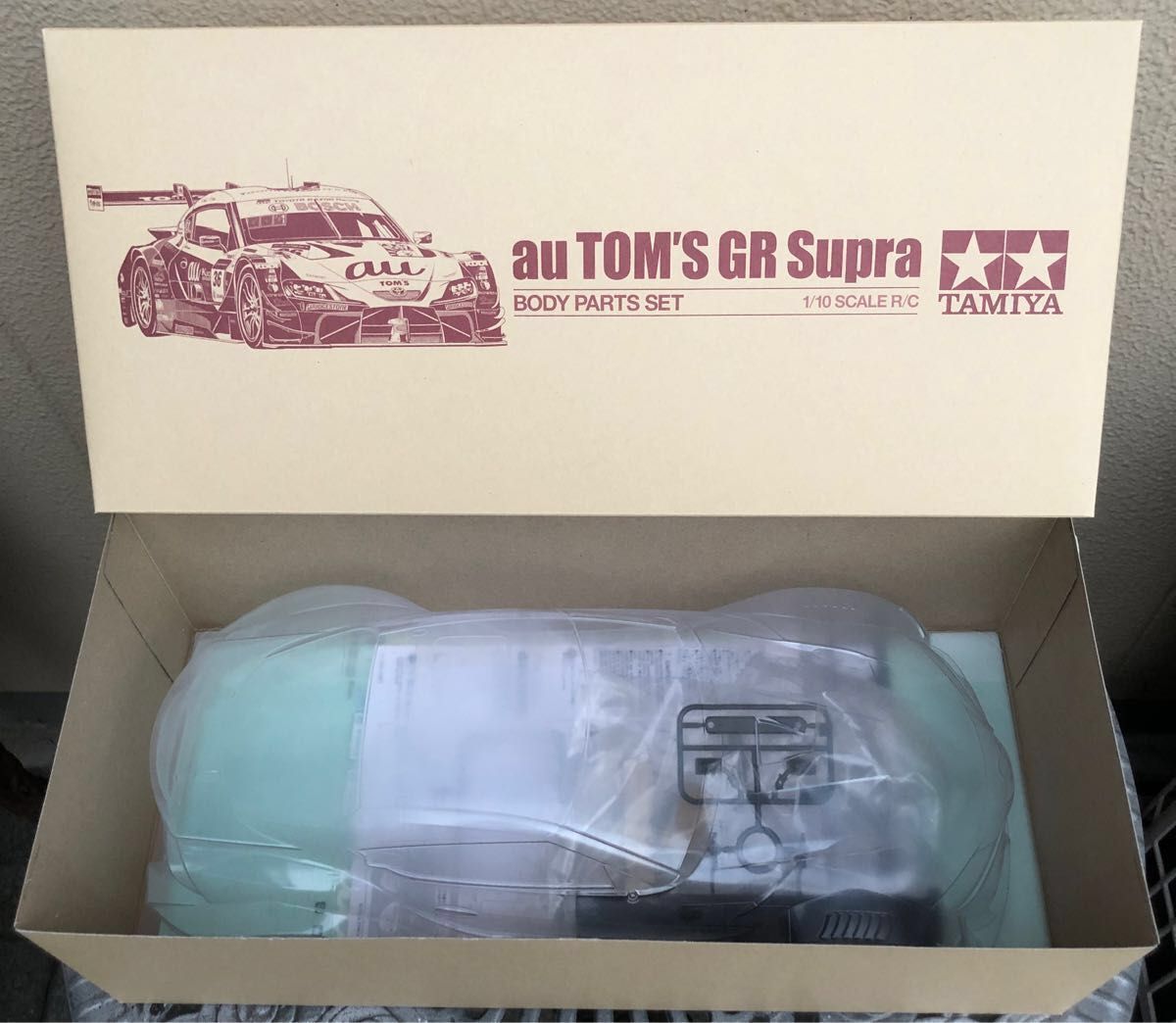 SP.1678  タミヤ1/10RC  au TOM'S GR Supra スペアボディセット    51678