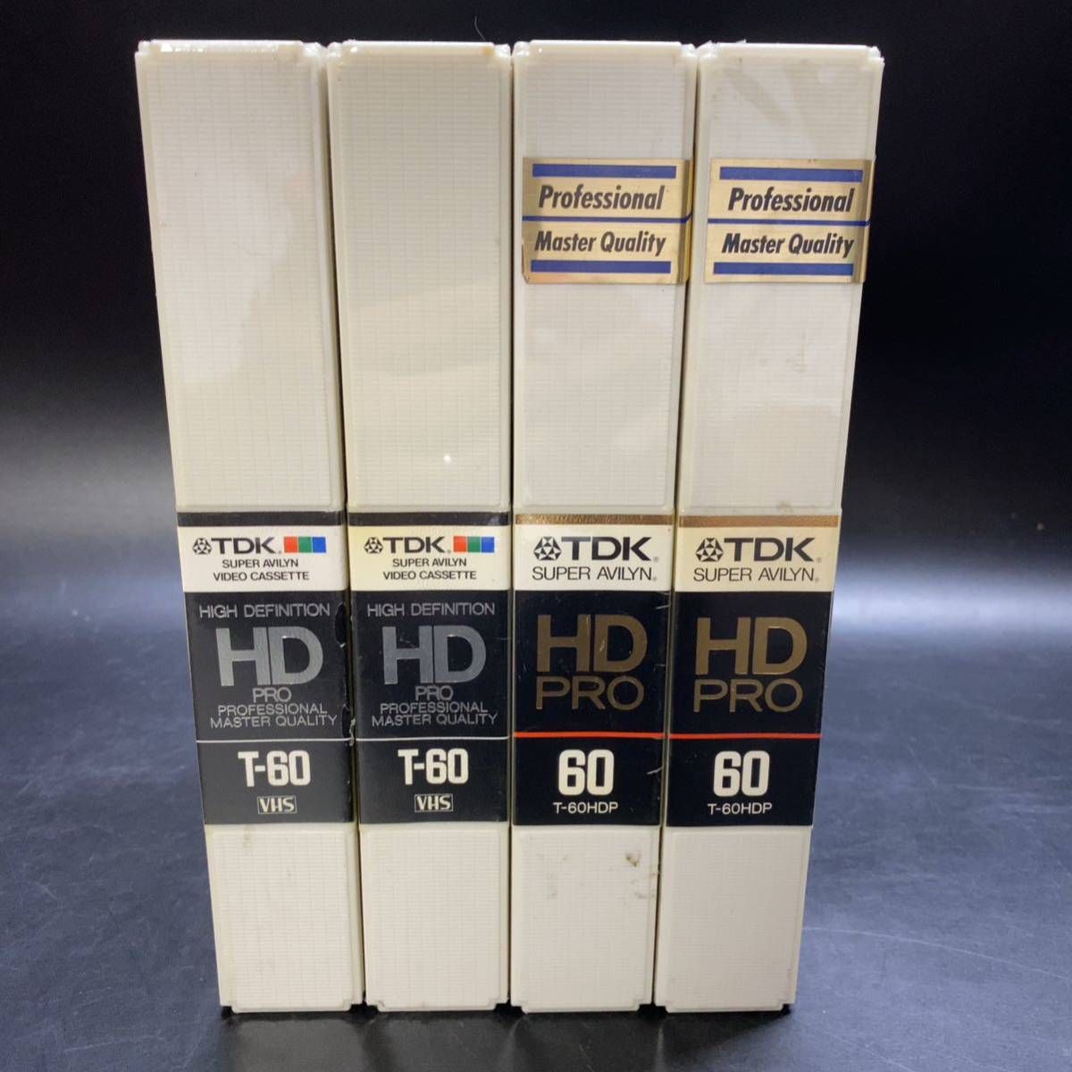 【未開封】TDK ビデオカセット HD-PRO 2本 T-60HDP スーパーアビリン HD-PRO 2本 T-60 VHS 当時物 レトロの画像2