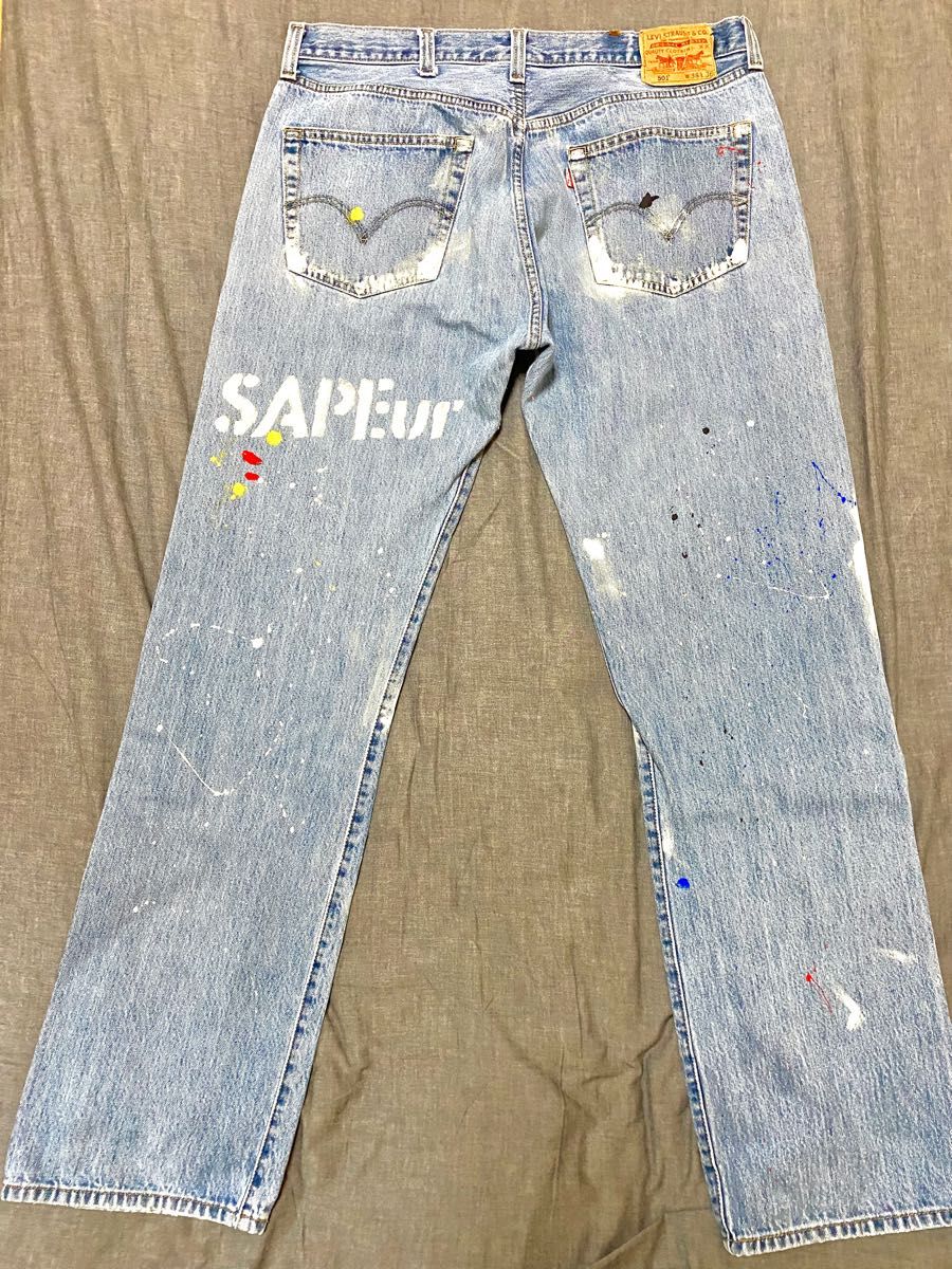 SAPEUR サプールLevis501加工デニム-