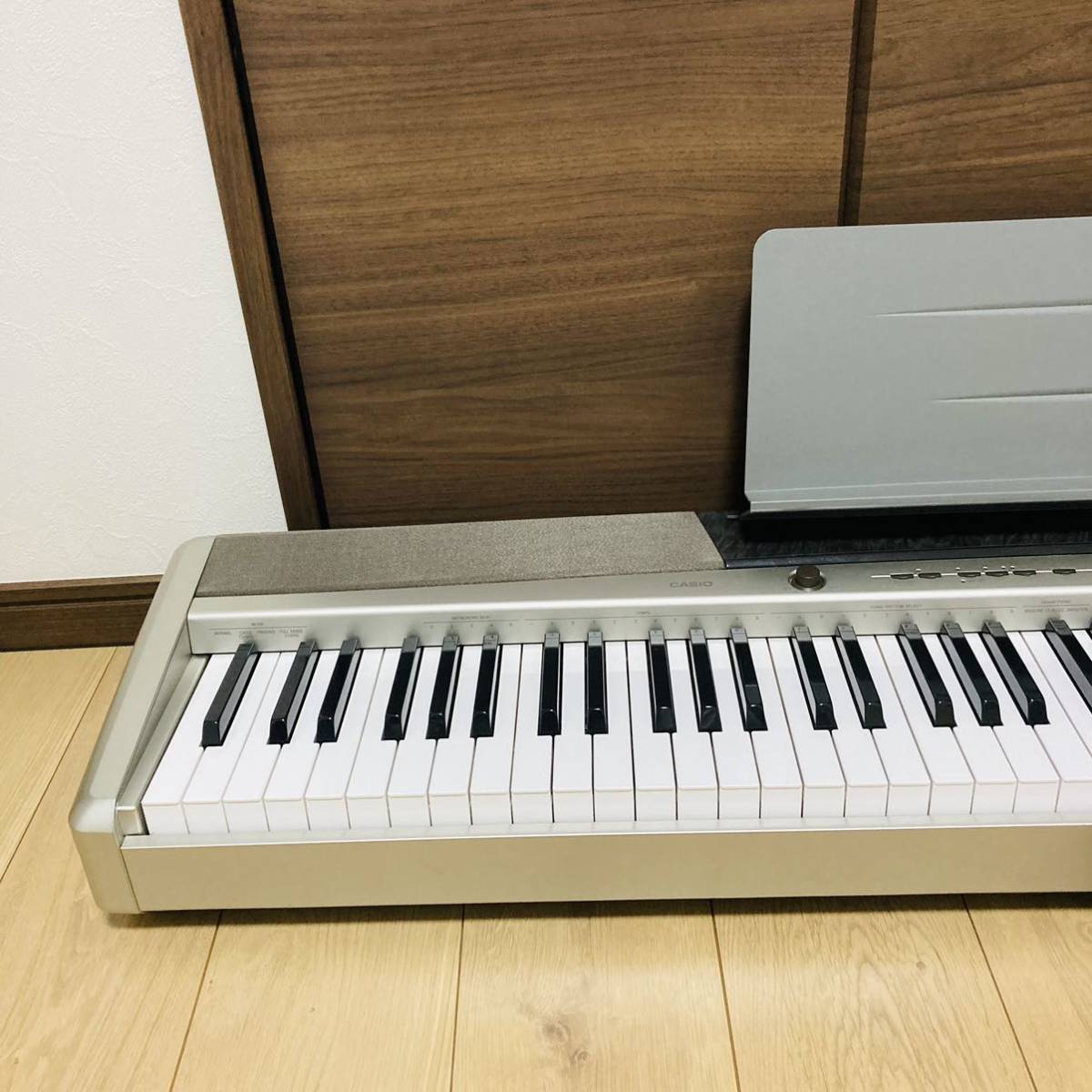 譜面台 アダプター付】CASIO 電子ピアノ Privia PX-120カシオ 譜面台 アダプター付】CASIO 電子ピアノ Privia PX-120カシオ