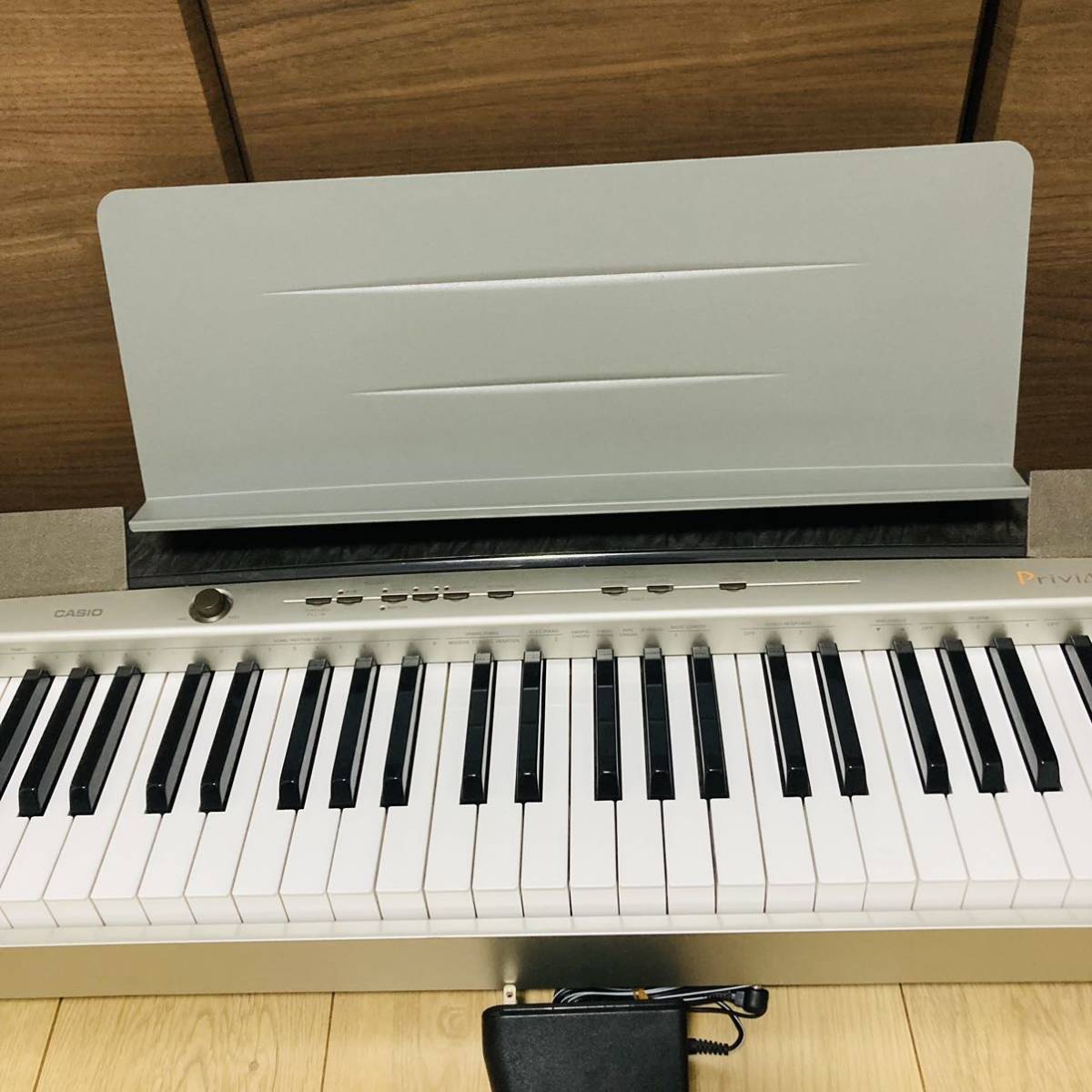 譜面台 アダプター付】CASIO 電子ピアノ Privia PX-120カシオ 譜面台 アダプター付】CASIO 電子ピアノ Privia PX-120カシオ
