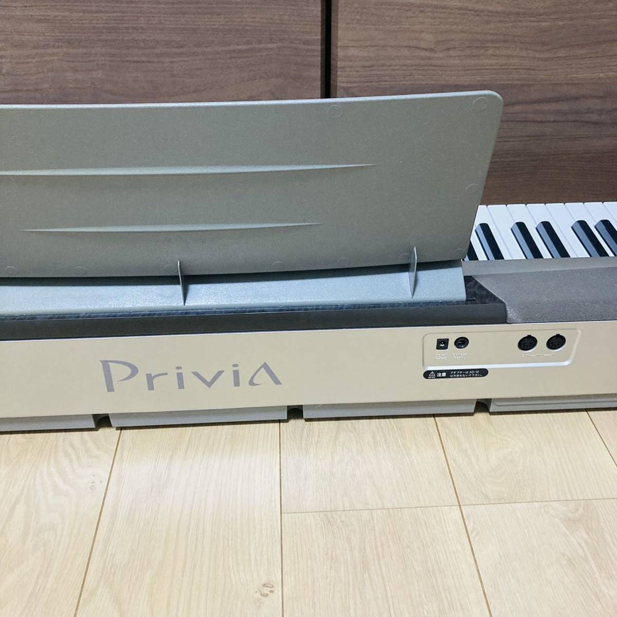 譜面台 アダプター付】CASIO 電子ピアノ Privia PX-120カシオ 譜面台 アダプター付】CASIO 電子ピアノ Privia PX-120カシオ