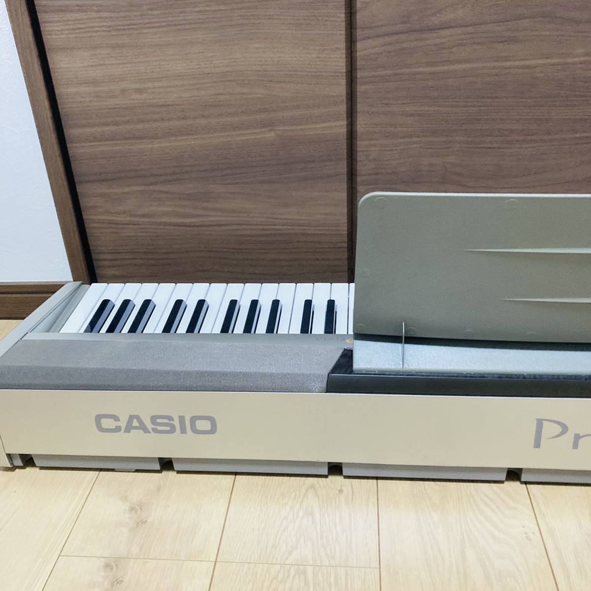 譜面台 アダプター付】CASIO 電子ピアノ Privia PX-120カシオ 譜面台 アダプター付】CASIO 電子ピアノ Privia PX-120カシオ
