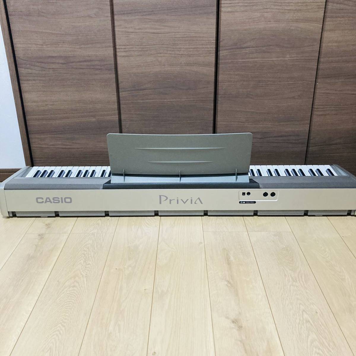 譜面台 アダプター付】CASIO 電子ピアノ Privia PX-120カシオ 譜面台 アダプター付】CASIO 電子ピアノ Privia PX-120カシオ