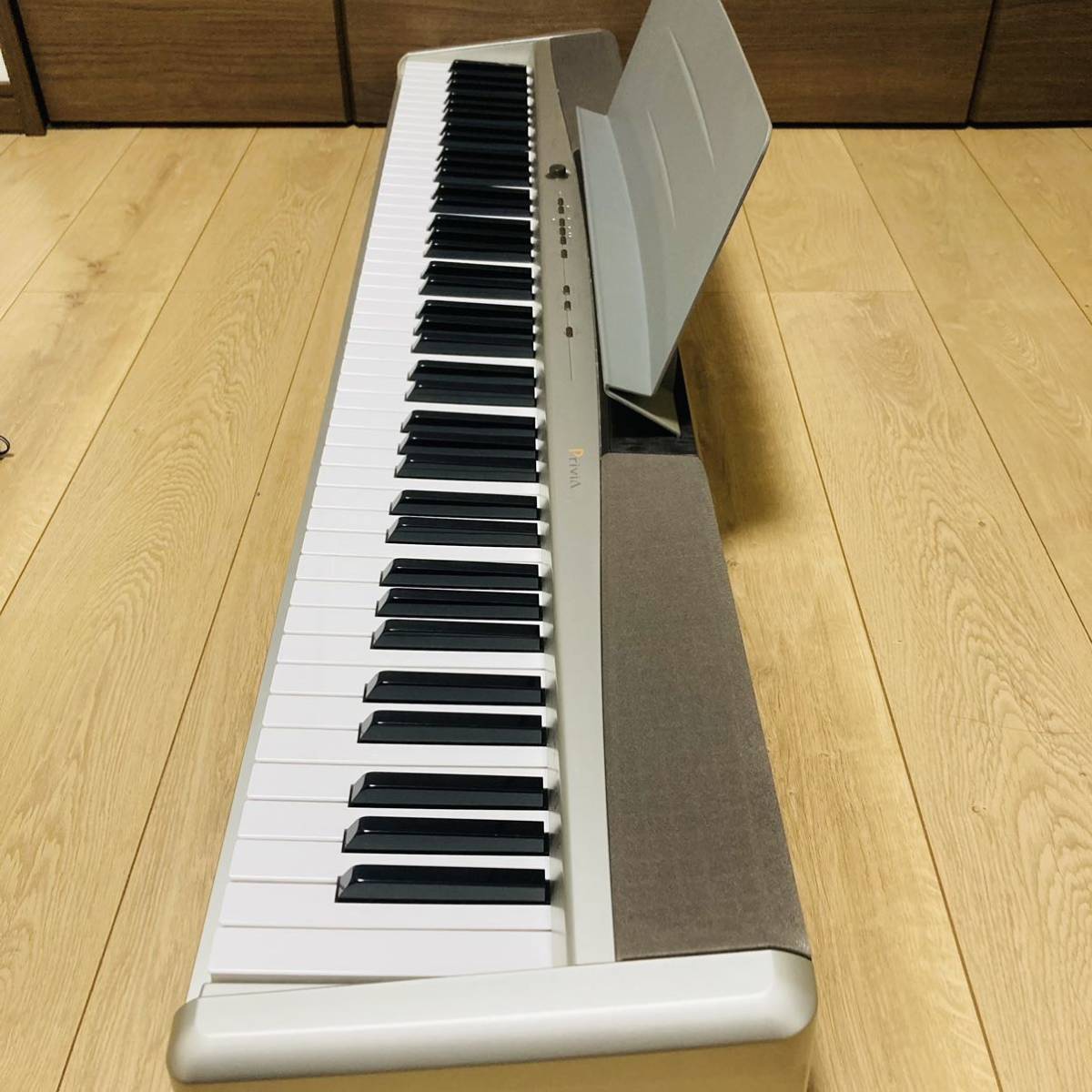 譜面台 アダプター付】CASIO 電子ピアノ Privia PX-120カシオ 譜面台 アダプター付】CASIO 電子ピアノ Privia PX-120カシオ