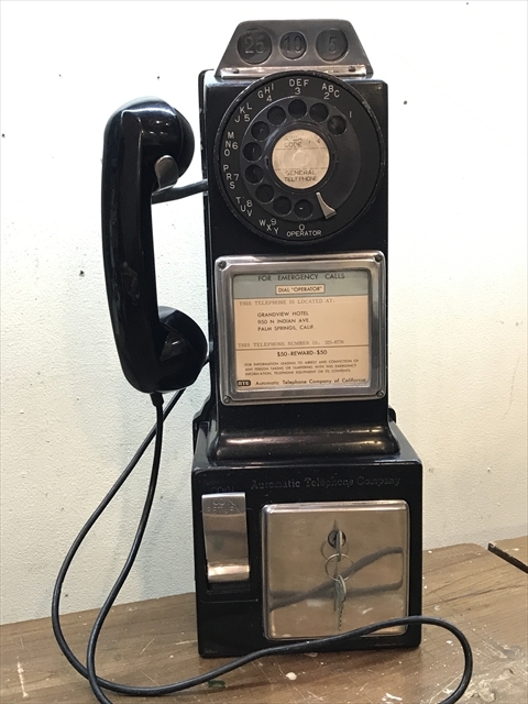 US Public Phone パブリックフォン 公衆電話 made in USA