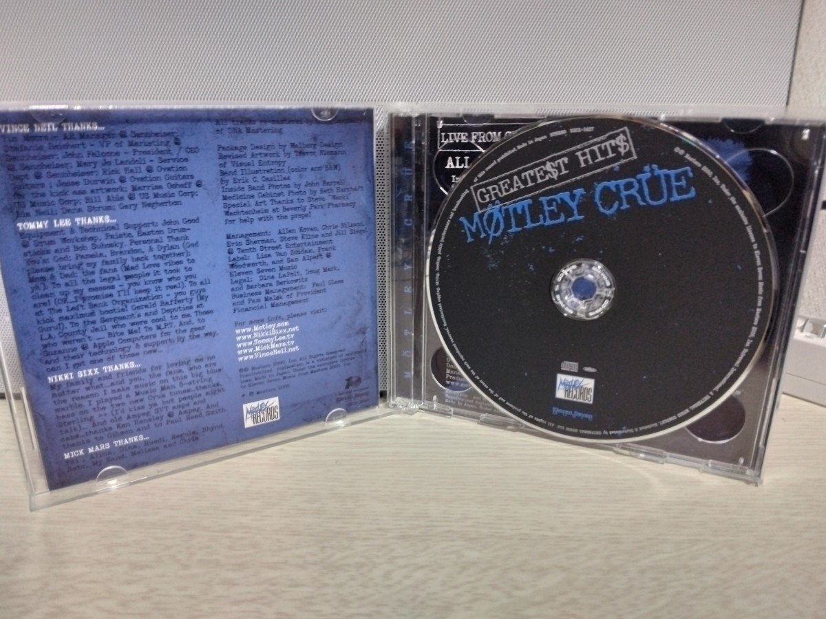*MOTLEY CRUE*GREATEST HITS DELUXE EDITION JAPAN[ domestic record ] Moto Lee * Crew SHM-CD+DVD Crew *fes2008. DVD attached rare limitation record 