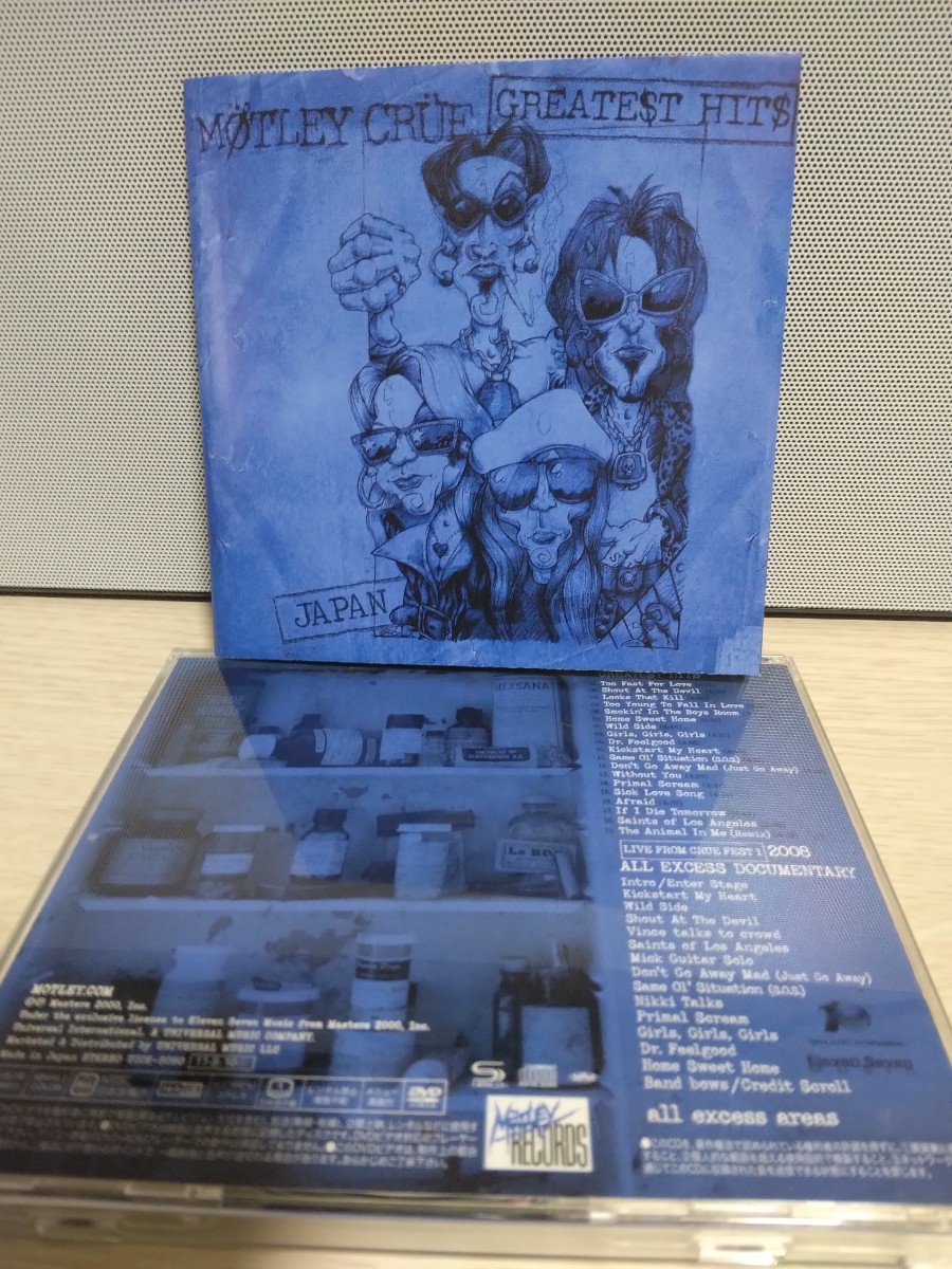 *MOTLEY CRUE*GREATEST HITS DELUXE EDITION JAPAN[ domestic record ] Moto Lee * Crew SHM-CD+DVD Crew *fes2008. DVD attached rare limitation record 
