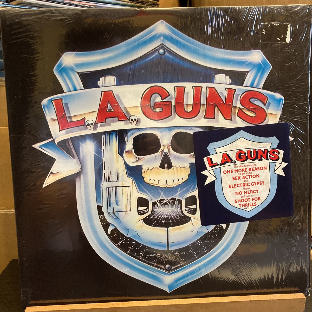 L.A. Guns 【L.A. Guns】Vertigo 833-144-1 US 1988 Rock Hard Rock Heavy Metal シュリンク シール帯付き美品_画像1