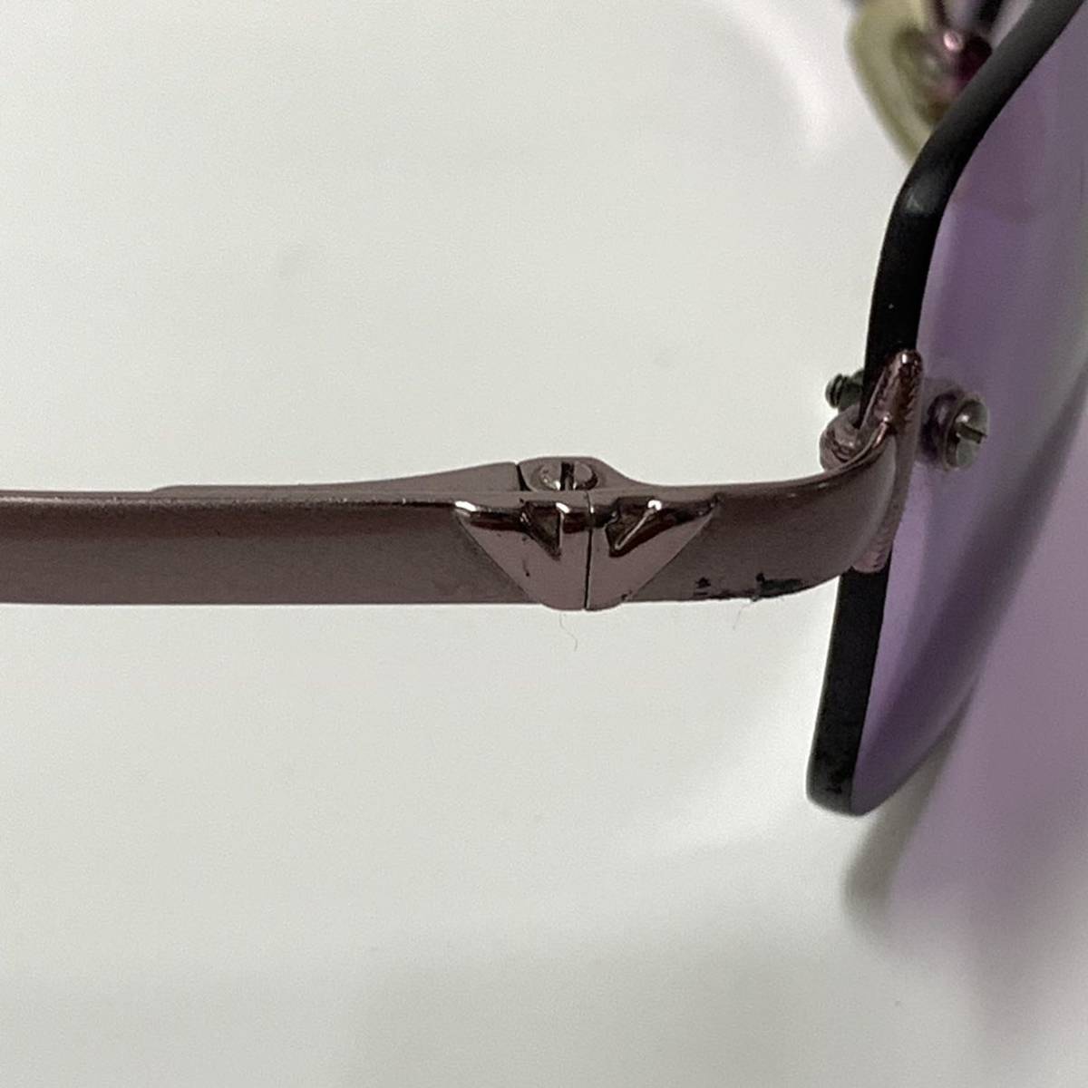 EMPORIO ARMANI Italy made sunglasses glasses glasses 163-S 1266 times none purple Emporio Armani [ letter pack post service plus mailing possible ]#118