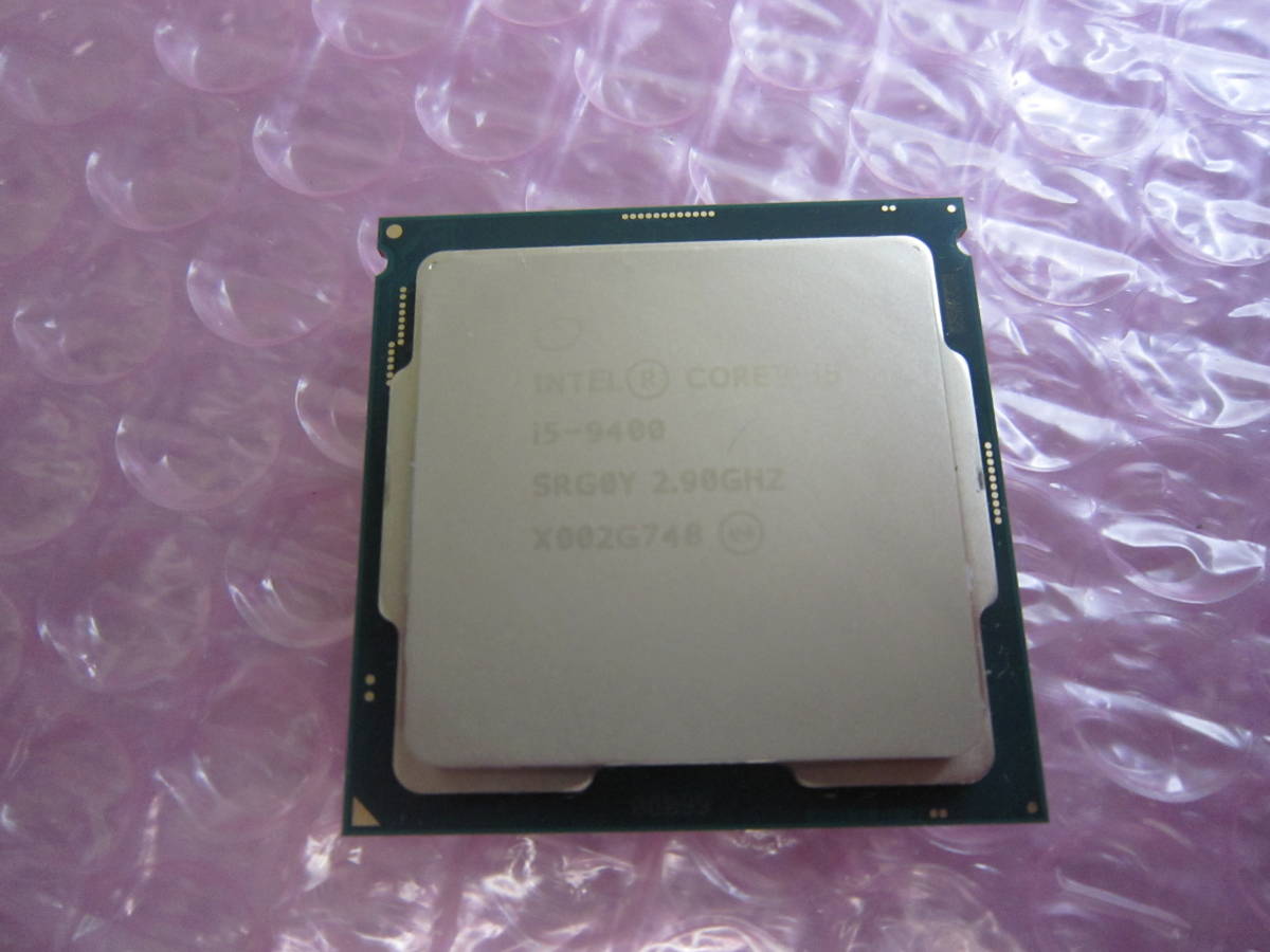 超歓迎  6310★CPU Intel Core i5 9400 2.90GHz SRG0Y 動作品 Core i5