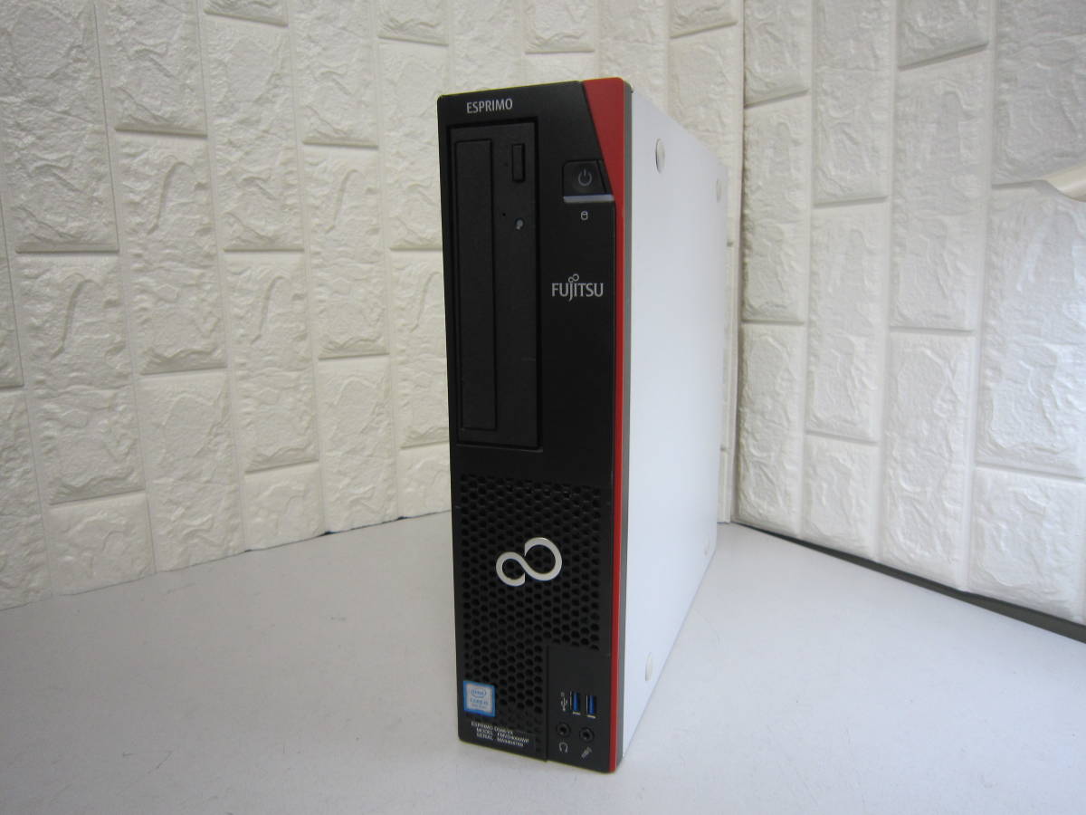 6362☆FUJITSU ESPRIMO D588/VX Core i5-8500 HDD/無メモリ/4GB BIOS