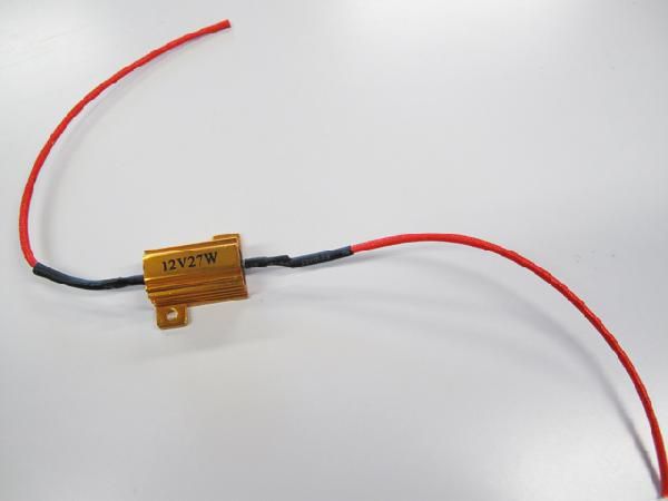 (12V) LEDウィンカー / ハイフラ防止抵抗器 / 4個セット / (27W) / 互換品_画像3