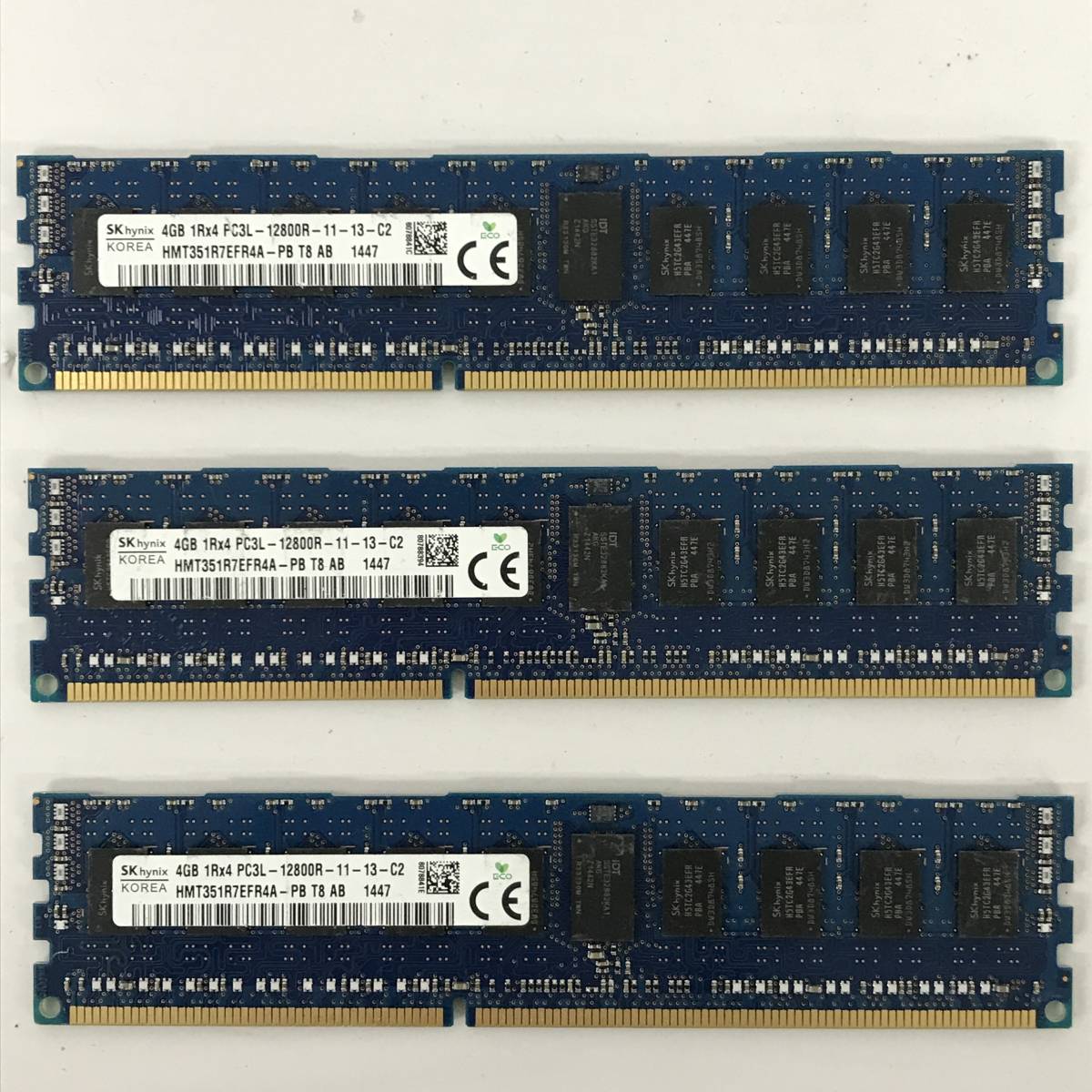 MF1/56　SK Hynix ハイニックス PC サーバー用 メモリ 11枚 セット DDR4 2GB / 4GB 大量 まとめ SDRAM DDR ジャンク 動作未確認_画像3