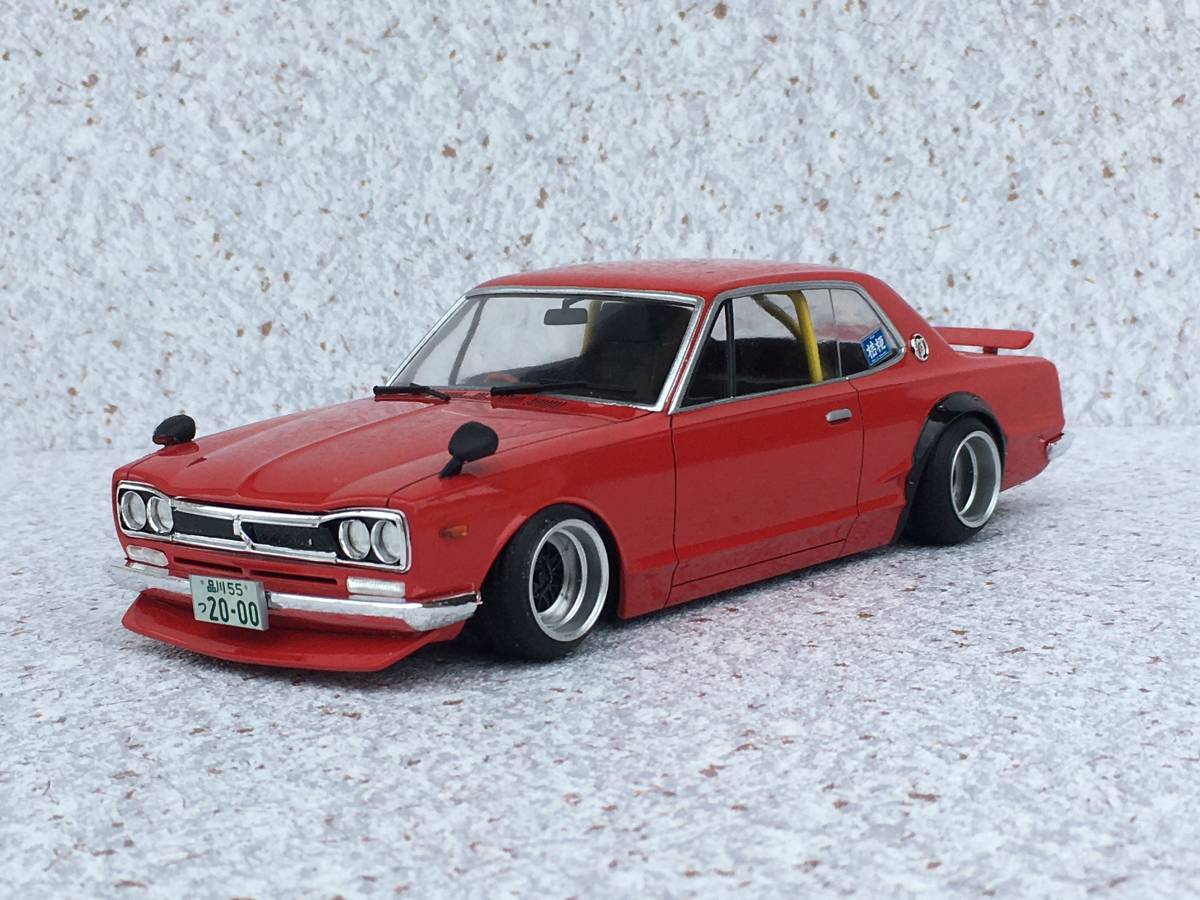 1/24 完成品 グラチャン 族車 旧車 Yahoo!オークション - 1/24 スカイライン ハコスカ 完成品 旧車