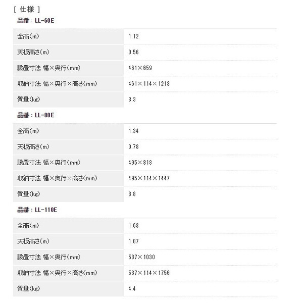 個人宅不可 アルインコ 上わく付踏台 LL-80E LL80E 天板高さ0.78m 質量3.8kg ALINCO_画像4