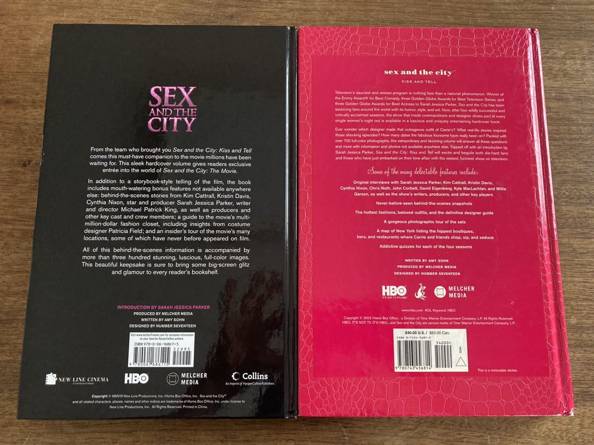 SATC Sex and the City セックスアンドザシティ　映画　洋書　KISS AND TELL 2冊セット_画像2