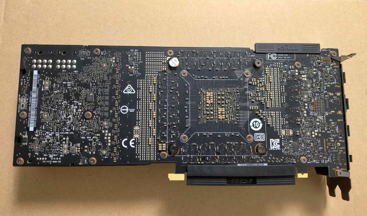 MSI GeForce RTX 2080 Ti Aero 11GB VRAM グラフィックボード MSI GeForce RTX 2080 Ti Aero 11GB VRAM グラフィックボード