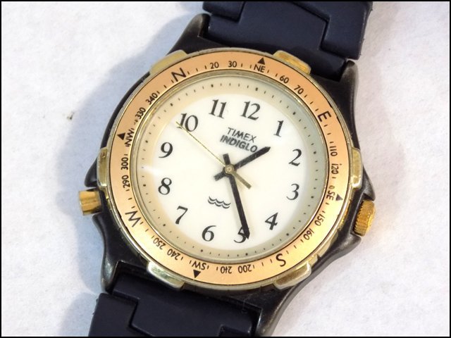 現状品 TIMEX/タイメックス◆腕時計/INDIGLO Ｖ654-6100◆ SS 本体のみ