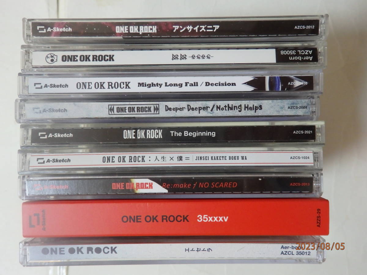 即決○ONE OK ROCK○豪華アルバム&シングルCD9枚セット○ワ | JChere