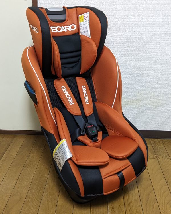 送料無料 レカロ スタート ゼロセブン アルトオレンジ 付属品完備 RECARO Start 07 RC550.07 チャイルドシート ジュニアシート