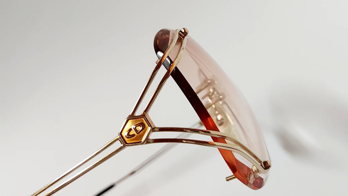 最先端 207 サングラス エレガント レトロ アンティーク ピンク Dior