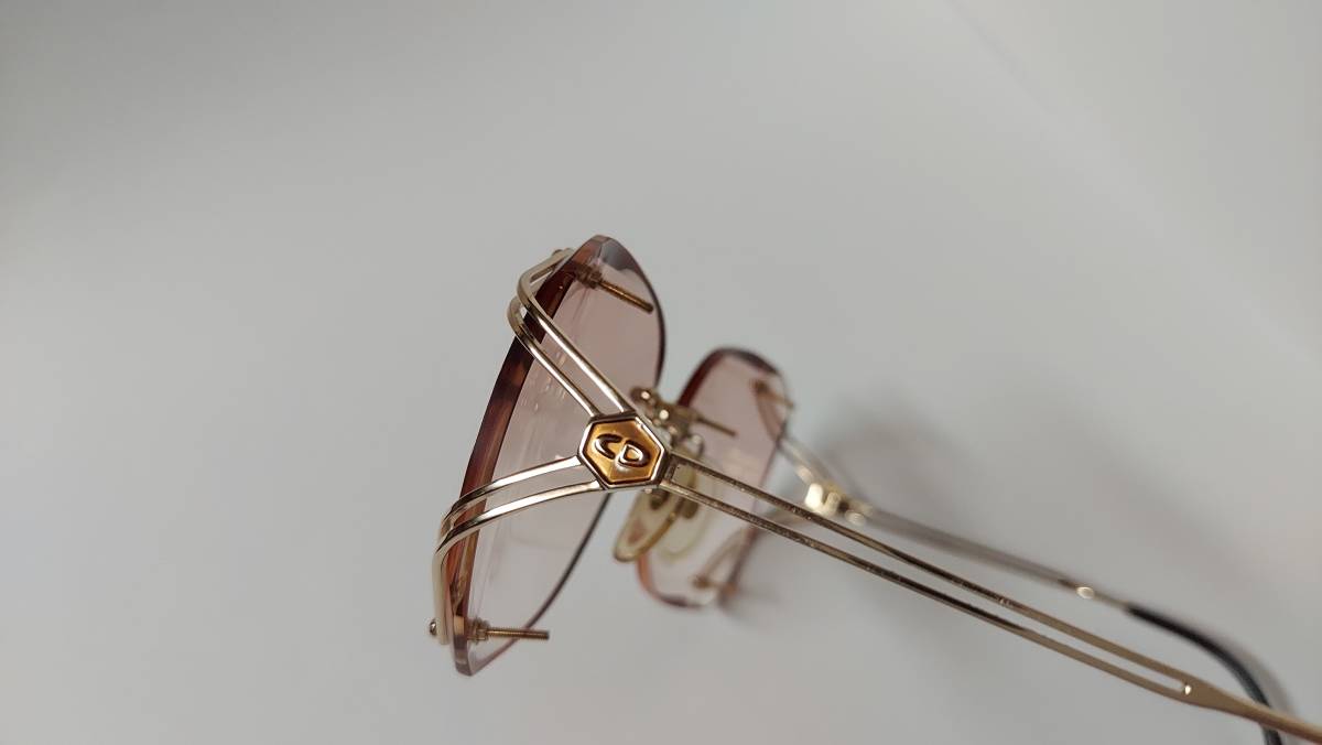 最先端 207 サングラス エレガント レトロ アンティーク ピンク Dior