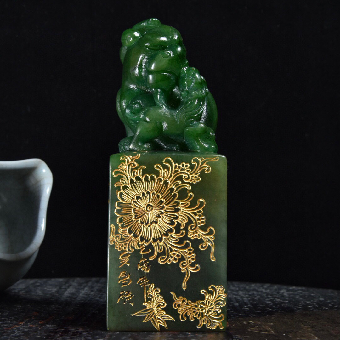 特別価格 寿山石 ▽鴻▽ 綠田黄石 中国古美術 中国古玩 古賞物 置物 瑞 