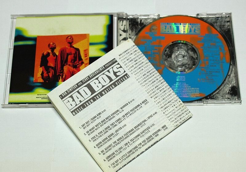 国内盤 バッドボーイズ オリジナル・サウンドトラック CD サントラ BAD BOYS Warren G,2Pac,Ini Kamoze,KMFDM,Inner Circleの画像2