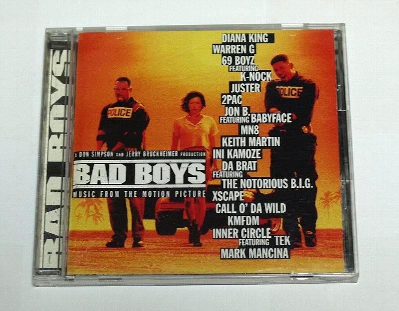 国内盤 バッドボーイズ オリジナル・サウンドトラック CD サントラ BAD BOYS Warren G,2Pac,Ini Kamoze,KMFDM,Inner Circleの画像1