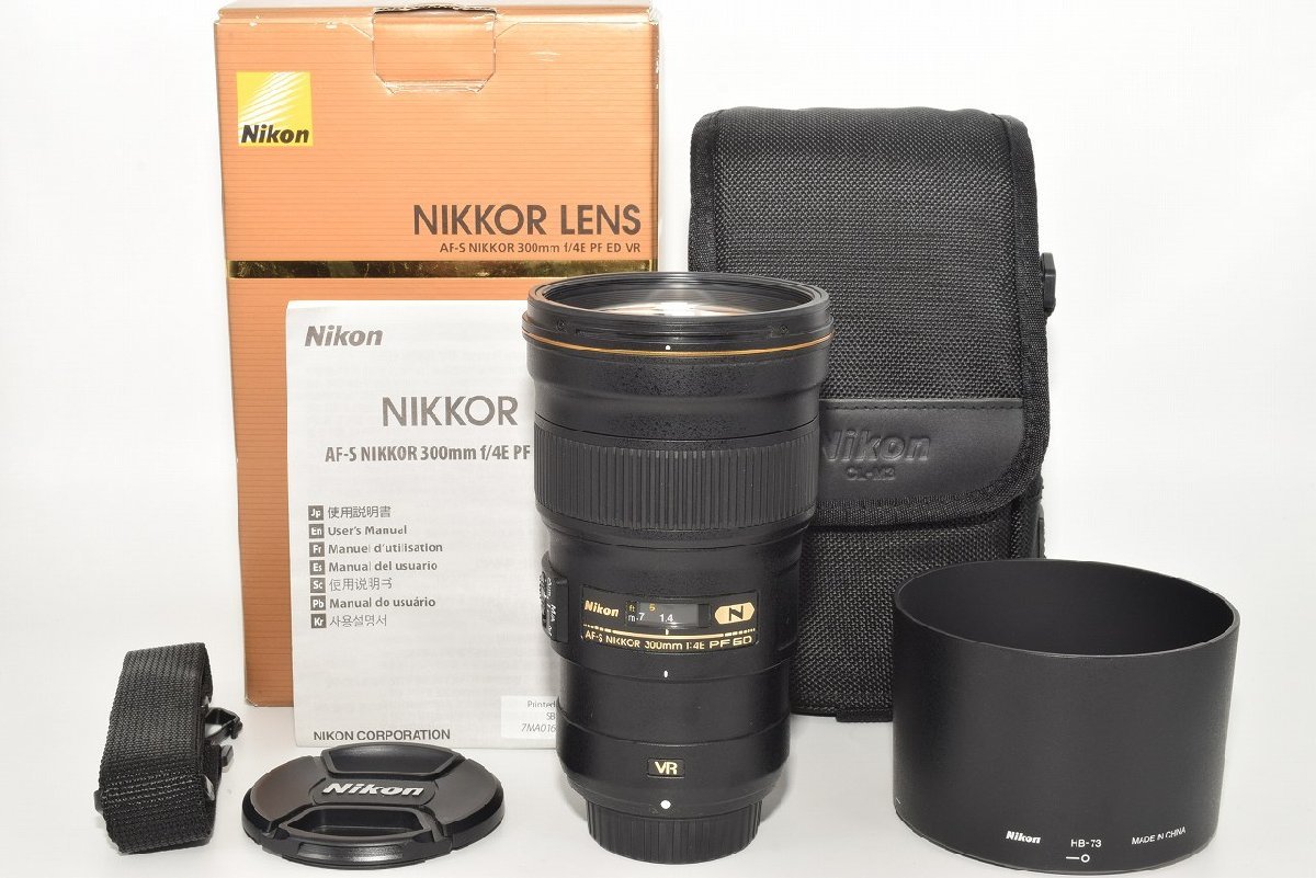 人気ブランドの 300mm NIKKOR AF-S ニコン Nikon ☆新品級☆ f/4E VR