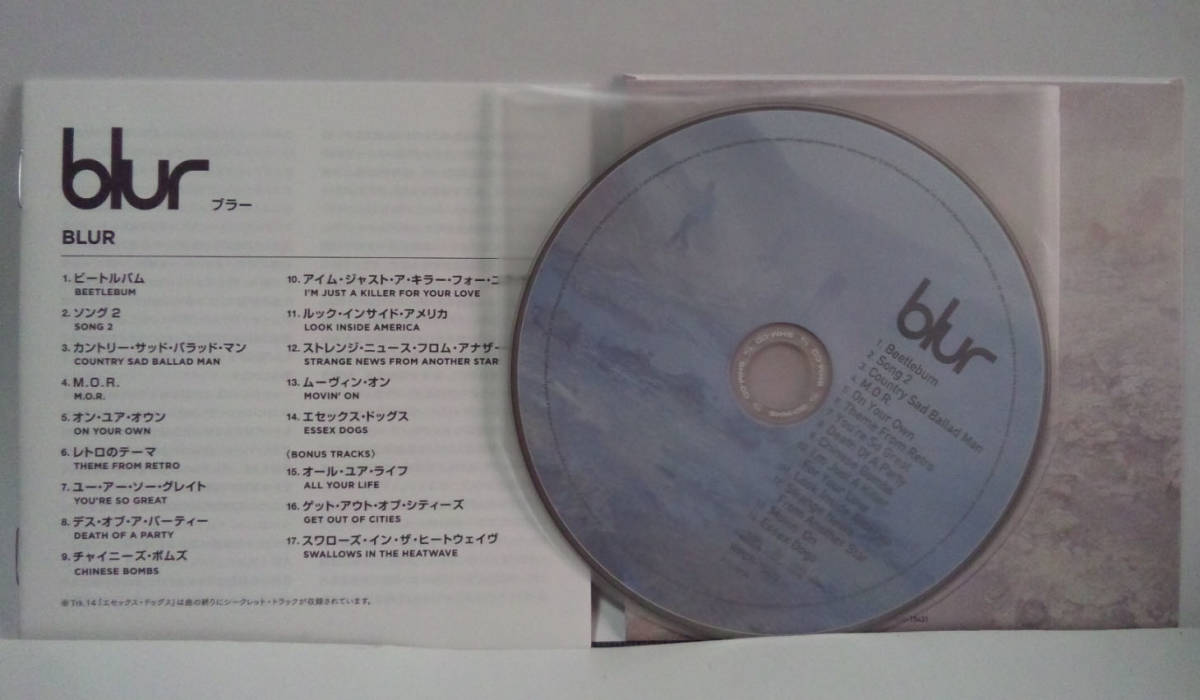 [2013 год повторный departure /SHM-CD/ бумага жакет /li тормозные колодки / бонус +3]bla-/ blur * paper sleeve Blit pop brit pop