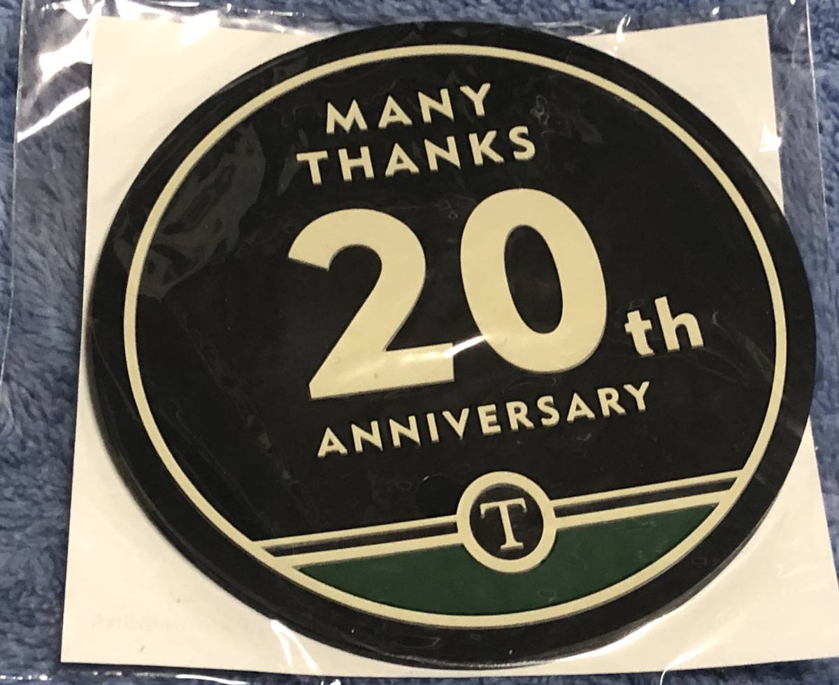 TULLY'S COFFEE◆20thANNIVERSARYコースター_画像1