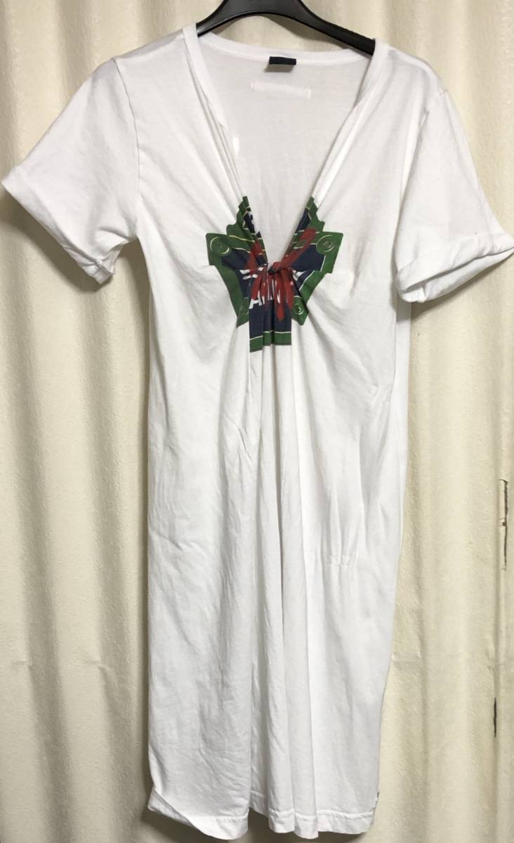 クラシック Jean Paul Gaultier◇Tシャツ生地Aラインワンピース