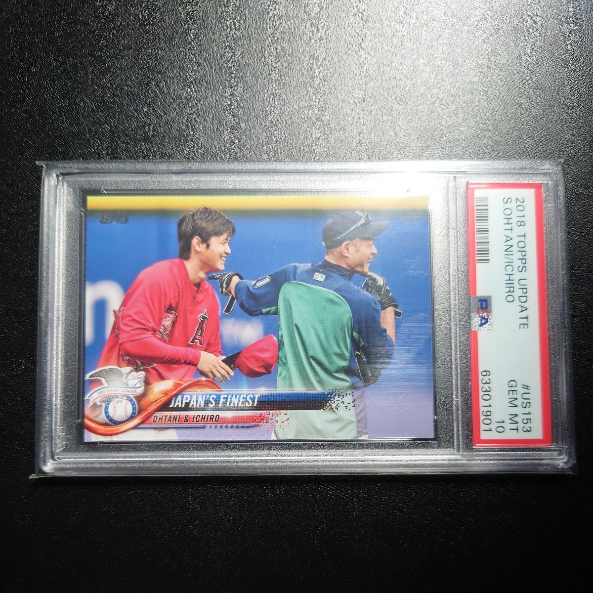 PSA鑑定済】Topps Update 2018 大谷翔平 イチロー PSA10 RC ルーキー