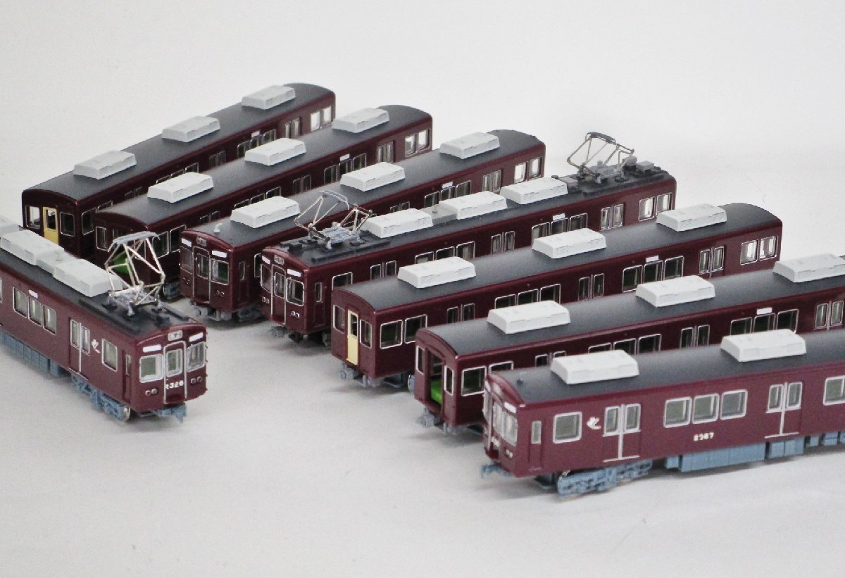 鉄道コレクション 阪急2300系 表示幕改造車 4両セット Nゲージ化済- 鉄道コレクション 阪急2300系 表示幕改造車 4両セット Nゲージ化済-