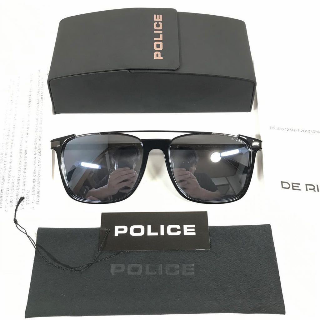  не использовался товар [ Police ] подлинный товар POLICE солнцезащитные очки ORIGINS EVO 1 зеркало линзы SPLA37J чёрный × серый мужской женский Cross с футляром стоимость доставки 520 иен 