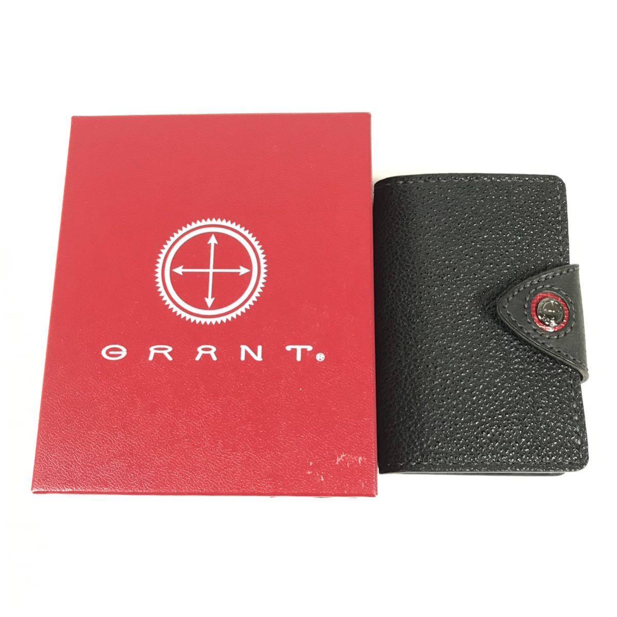  regular price 1.8 ten thousand jpy ^ unused goods [ gran to] genuine article GRANT key case Arrow type 4 ream hook key ring black . leather black men's lady's box attaching postage 520 jpy 