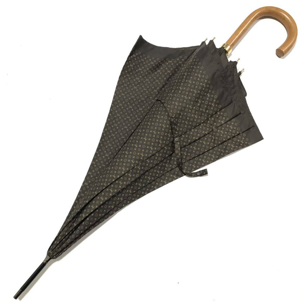 【ルイヴィトン】本物 LOUIS VUITTON 傘 モノグラム M70107 パラプルュイジブレ 全長88cm 雨傘 アンブレラ 長傘 メンズ レディース 仏製